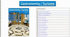 Desktop Screenshot of gastronomiayturismo.es